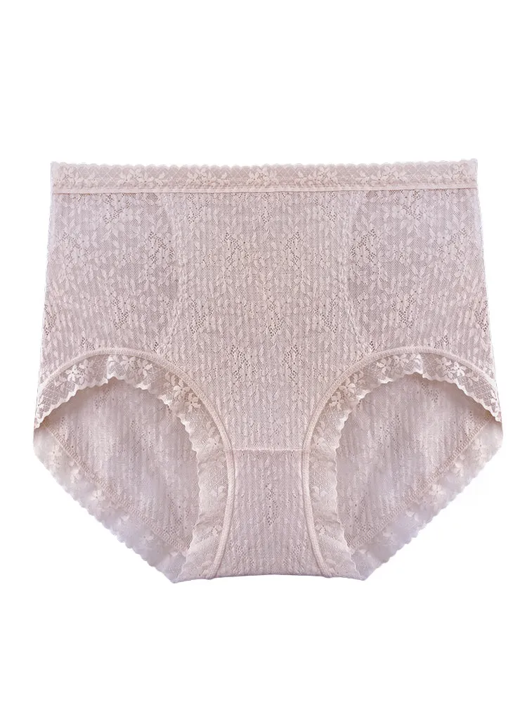 3-Pack Breathable Lace Tummy Control Briefs