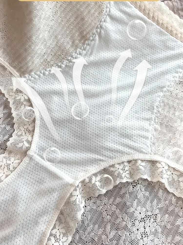 3-Pack Breathable Lace Tummy Control Briefs