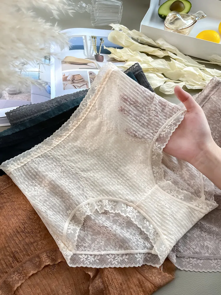 3-Pack Breathable Lace Tummy Control Briefs