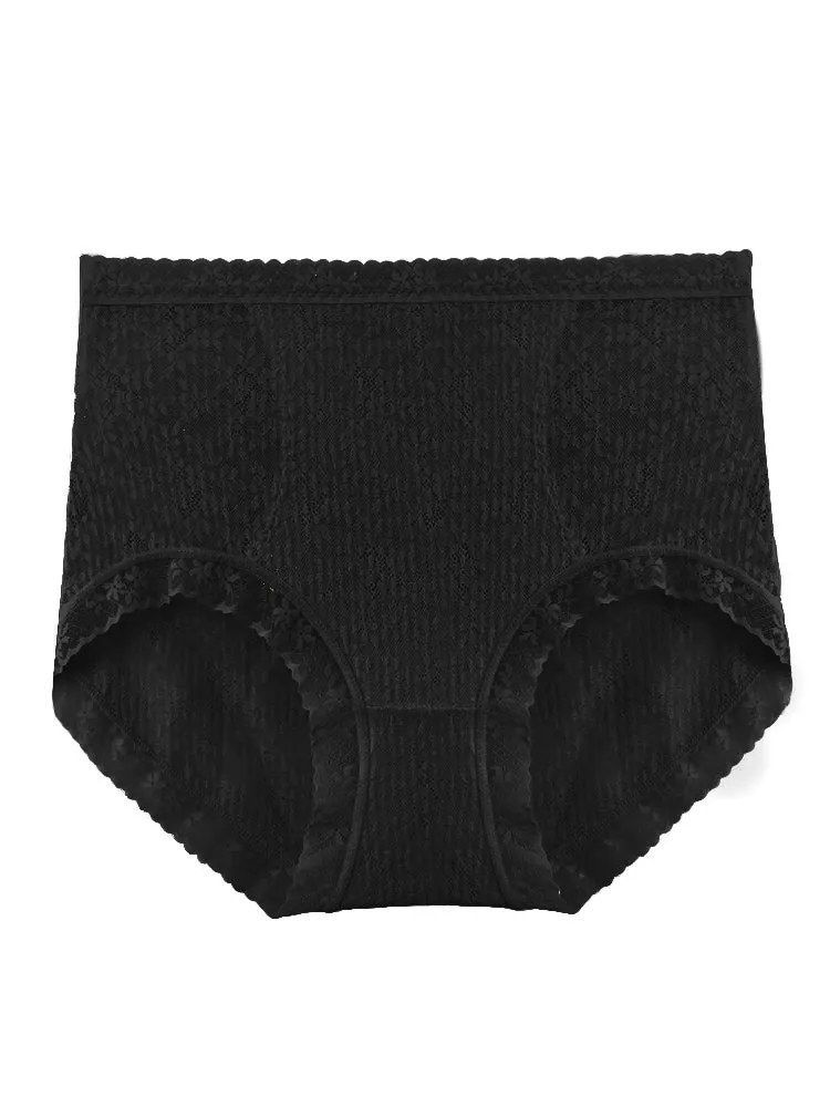 3-Pack Breathable Lace Tummy Control Briefs