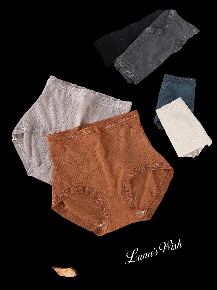 3-Pack Breathable Lace Tummy Control Briefs
