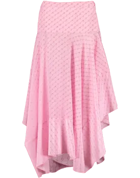 Asymmetrical Layered Poppy Skirt