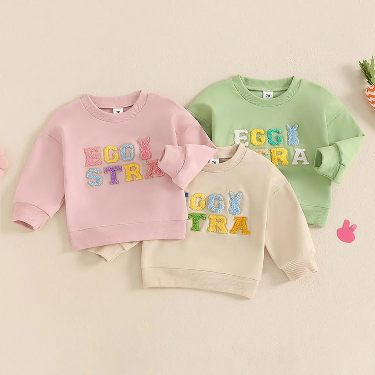 Baby Girl Boy Valentines Outfit Jumpsuit Love Heart Print Long Sleeve Sweatshirt Romper Newborn Clothes