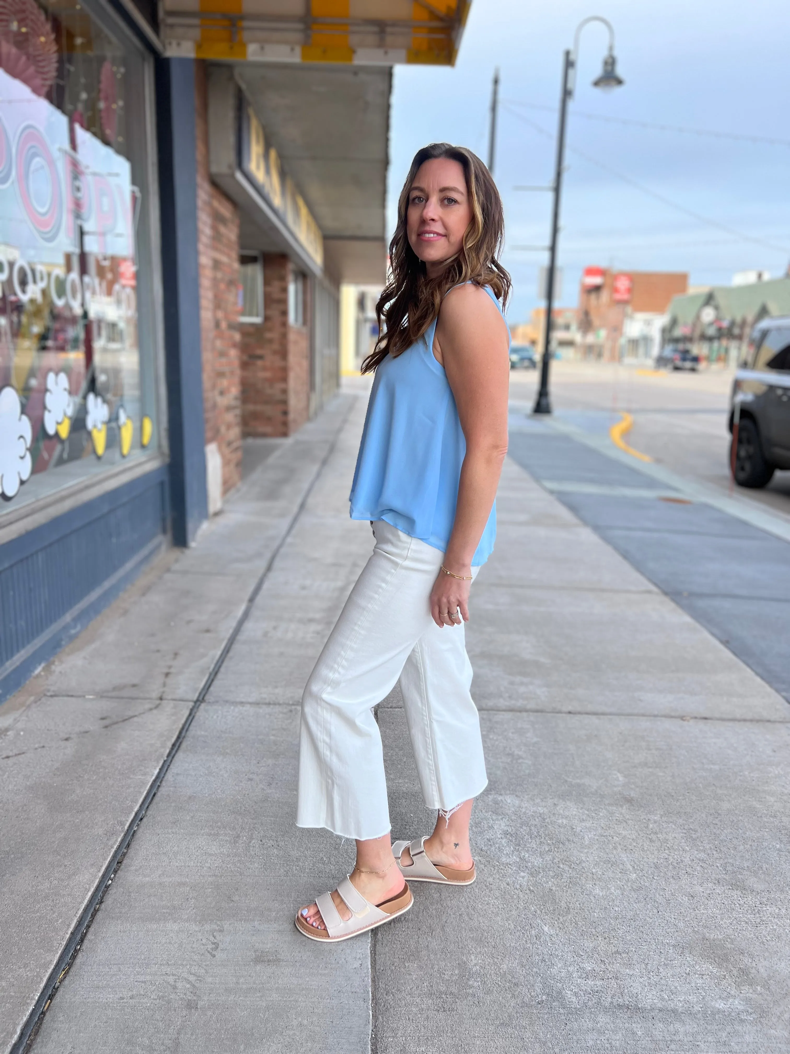 Chiffon Sleeveless Blouse