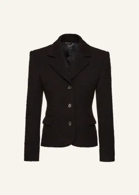 Classic fitted blazer in brown