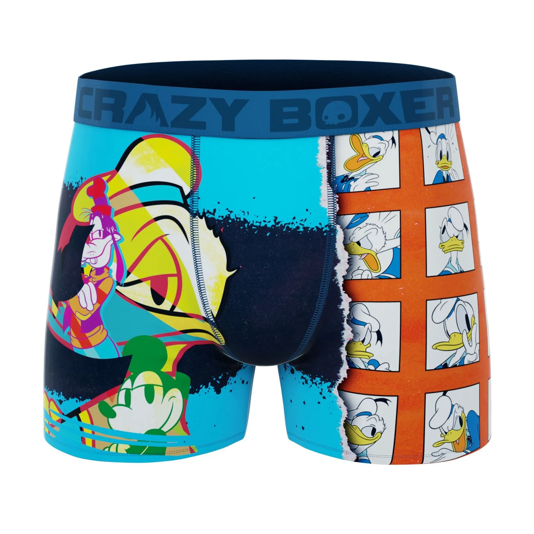 CRAZYBOXER Disney Donald Pop Art Men's Boxer Briefs  (2 Pack)