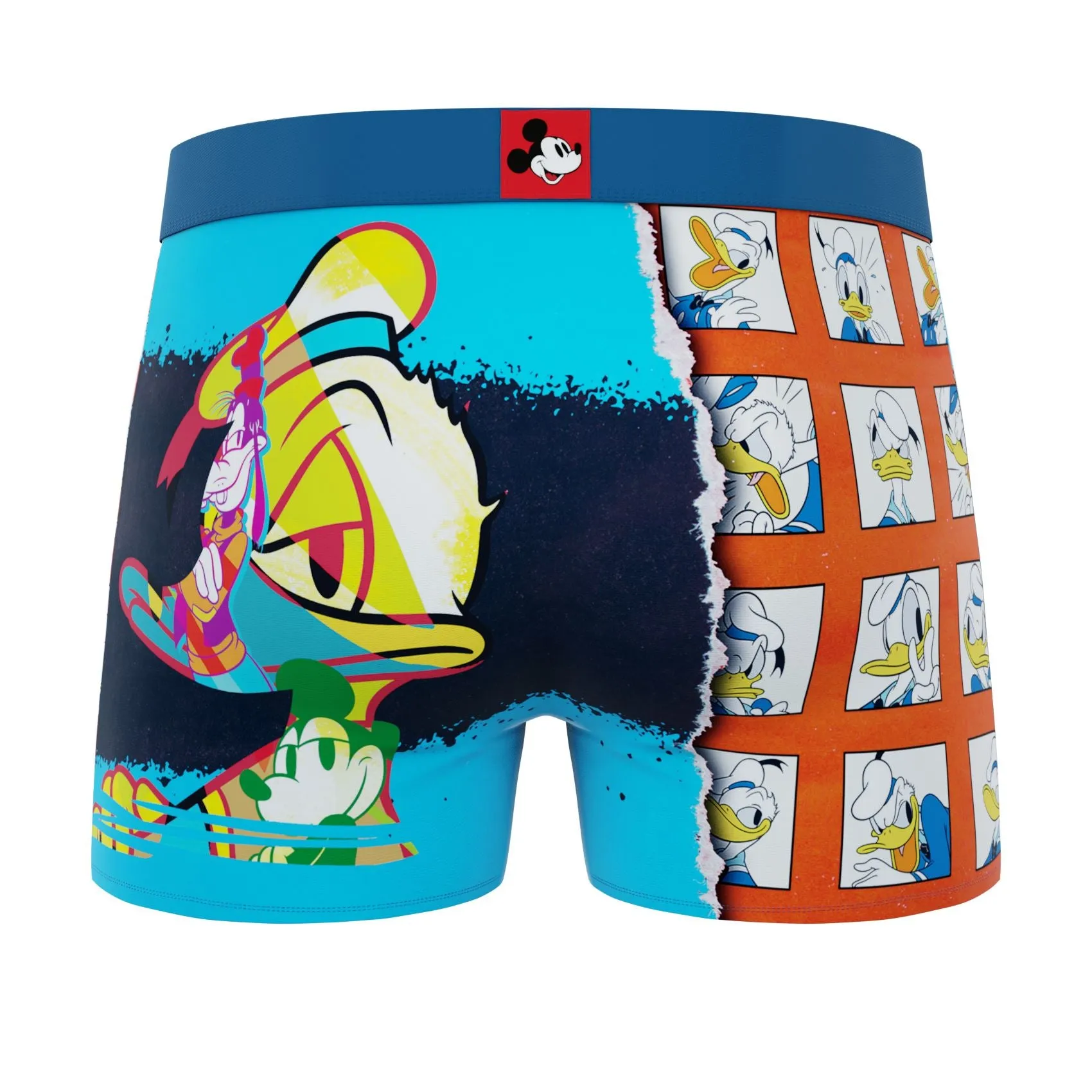 CRAZYBOXER Disney Donald Pop Art Men's Boxer Briefs  (2 Pack)