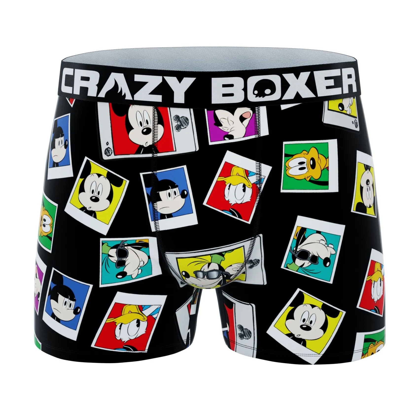 CRAZYBOXER Disney Friends Pictures Men's Boxer Briefs (Pack 2)