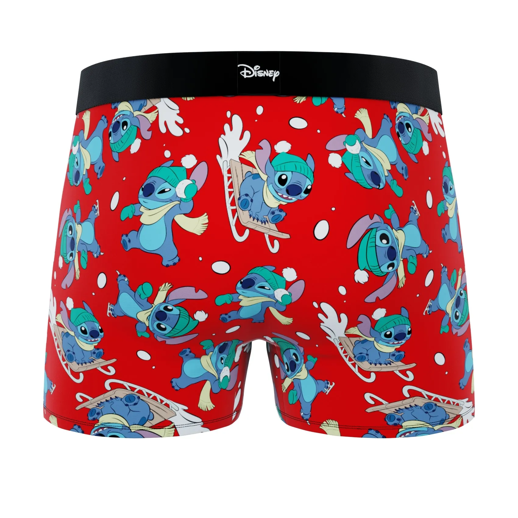 CRAZYBOXER Disney Lilo and Stitch Snow Sled Men's Boxer Briefs