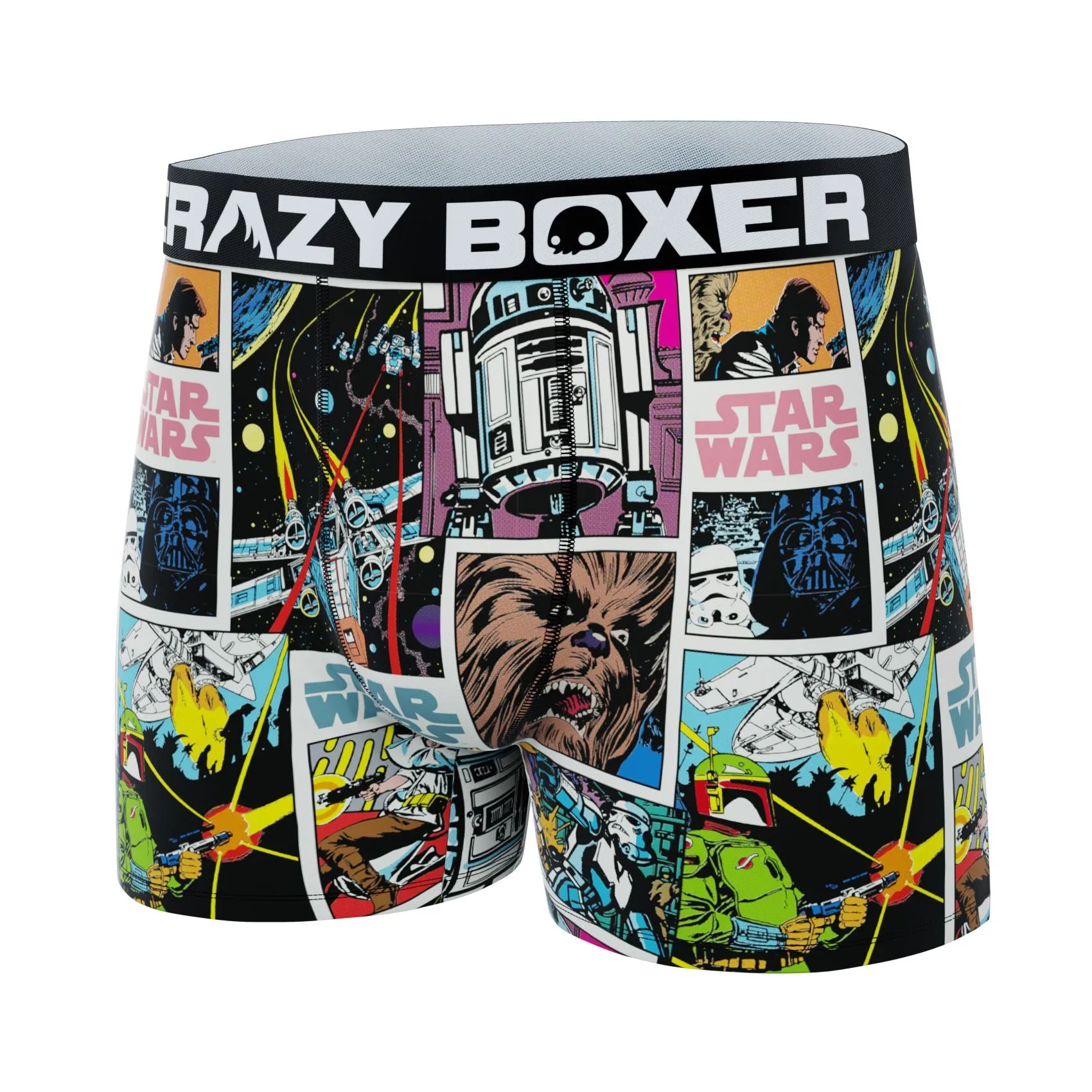 CRAZYBOXER Men's Star Wars Comic Boxer Briefs