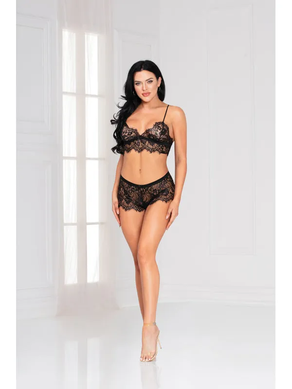 Enchanting Bra Set 11127 Black XL