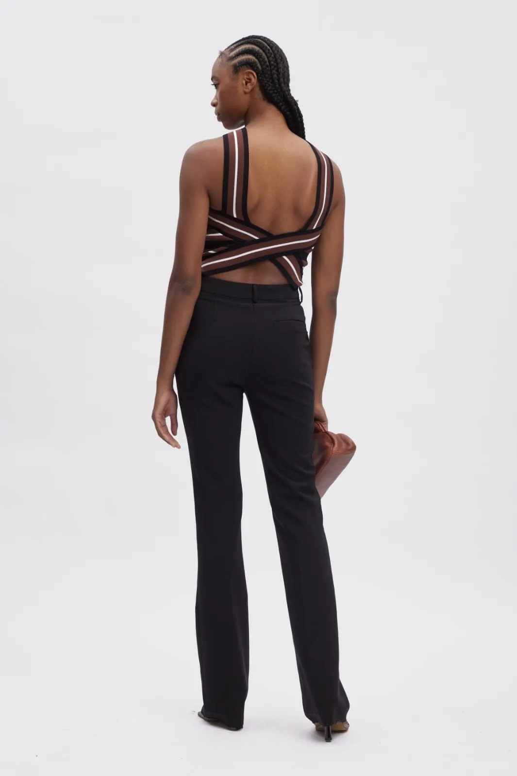 Gestuz - Shilagz Top - 106044 Brown/Black Striped