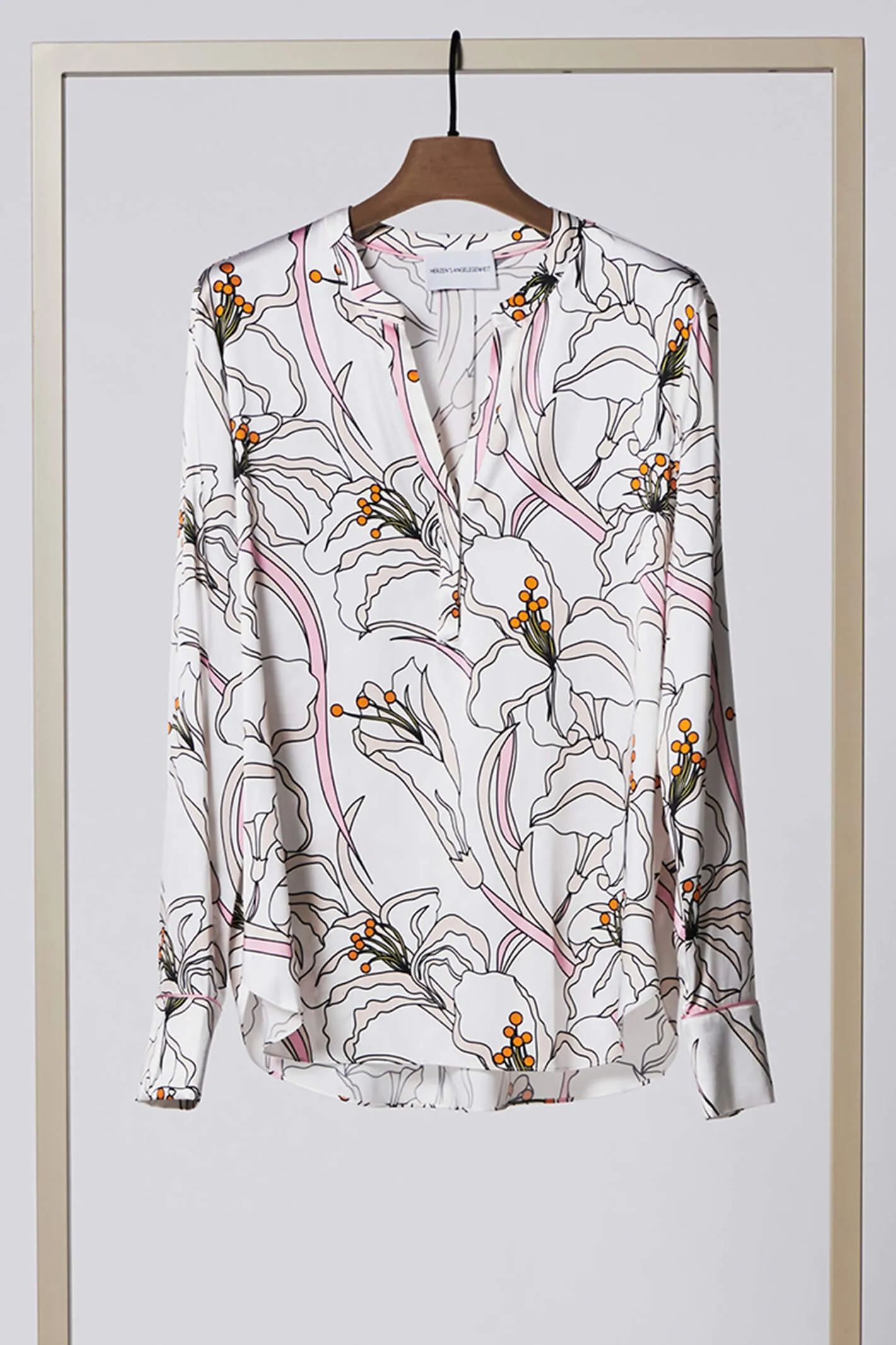 Herzen's Angelegenheit 6156 Sorbet Pink Print Blouse