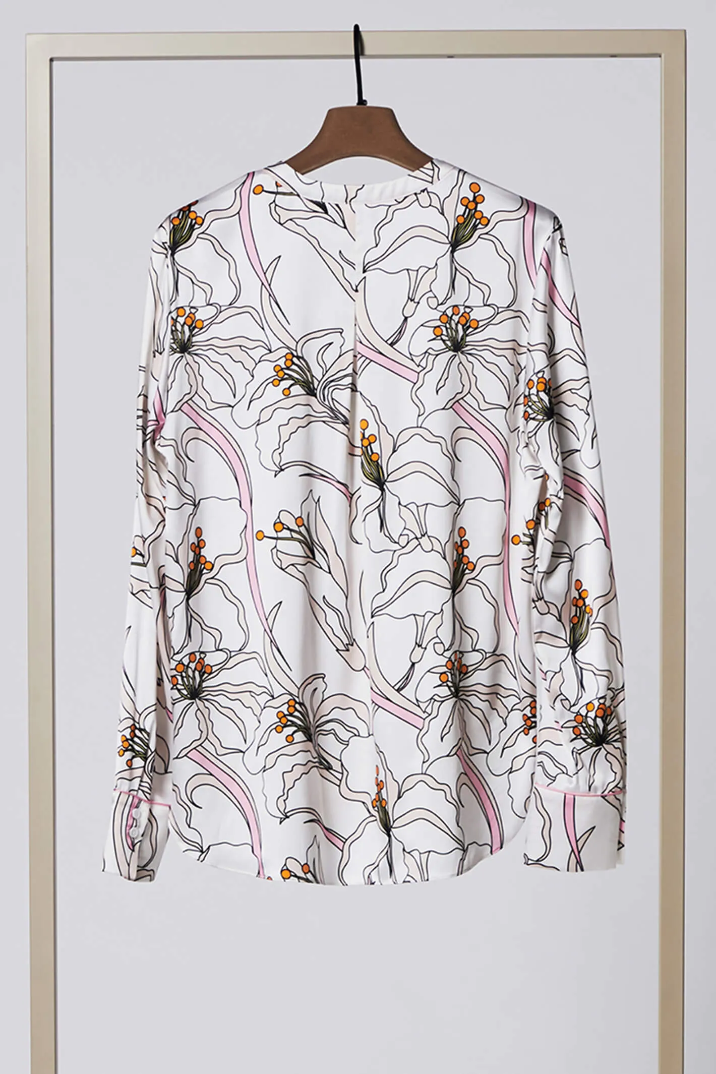 Herzen's Angelegenheit 6156 Sorbet Pink Print Blouse