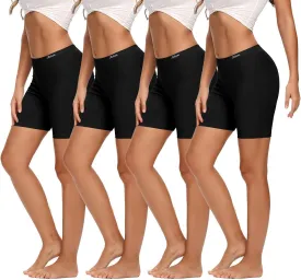 Molasus Womens Cotton Boxer Shorts Underwear Anti Chafing Bike Shorts(Regular & Plus Size)