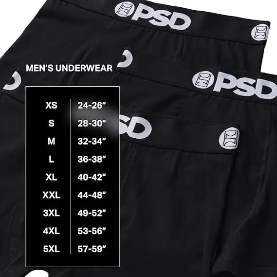 PSD Men's Multicolor MMF Boxer Briefs Small Underwear (Knit) - 424180102-MUL-S