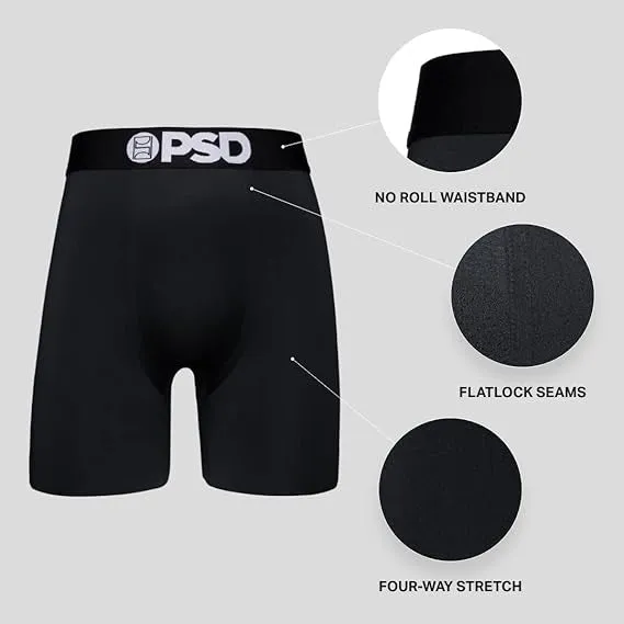 PSD Men's Multicolor MMF Boxer Briefs Small Underwear (Knit) - 424180102-MUL-S