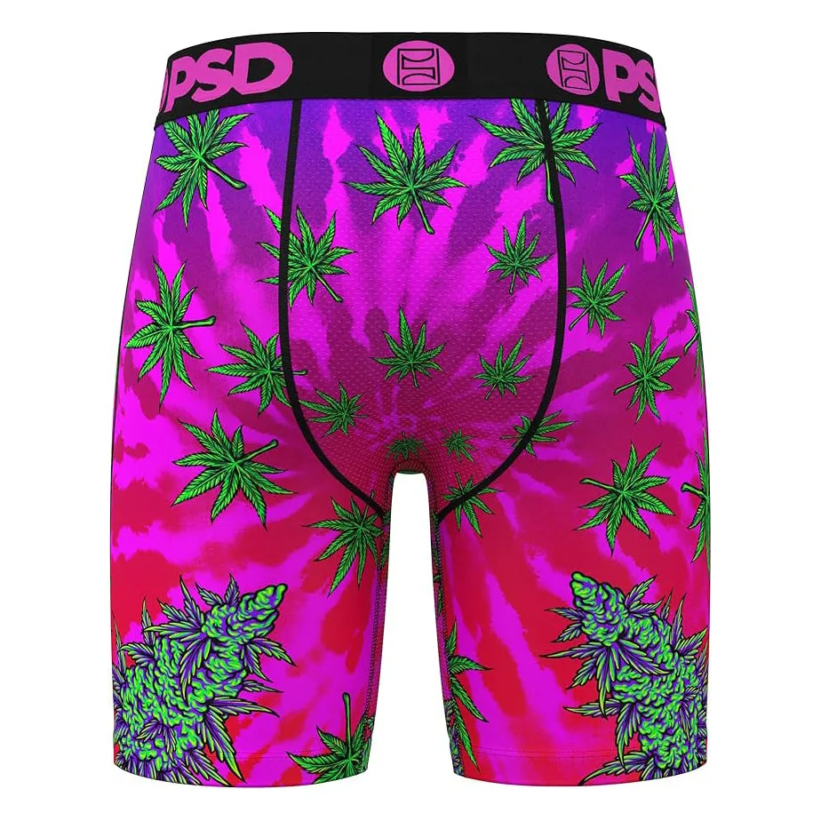 PSD Men's Multicolor Recreational Print Boxer Briefs Large Underwear - 424180091-MUL-L