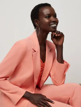 Single Button Patch Pocket Blazer