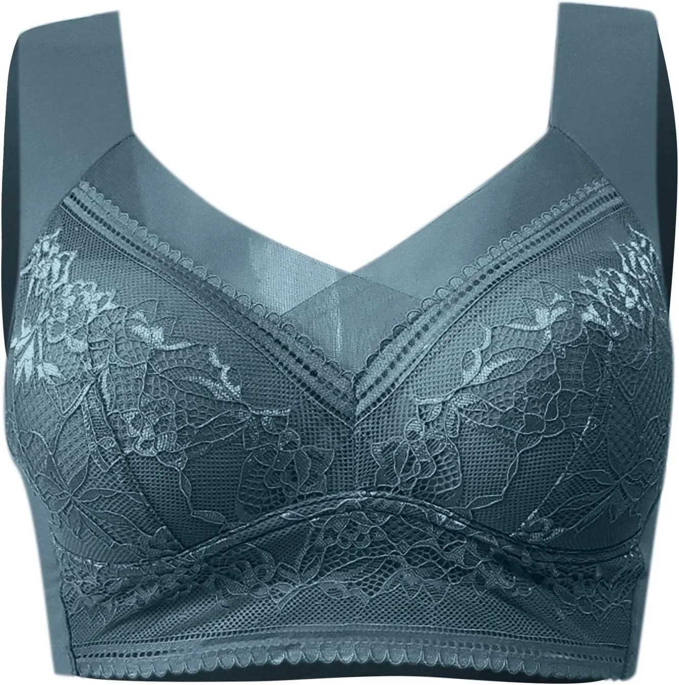 Strap Less Bra Thin Underwear Plus Size Wireless Sports Lace Breast Cover Cup Large Womens Bras