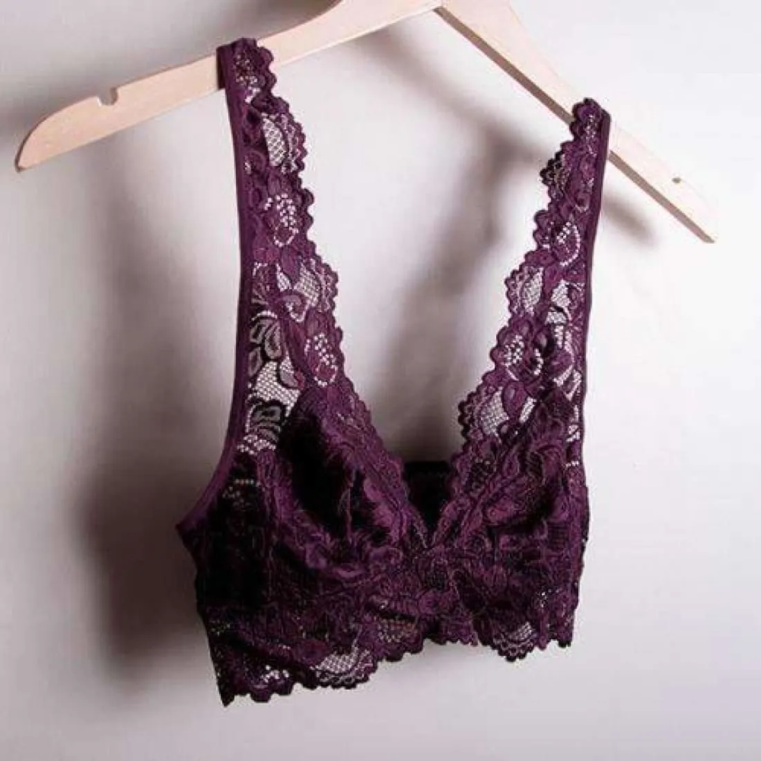 Undie Couture Wide Strap Lace Bralette