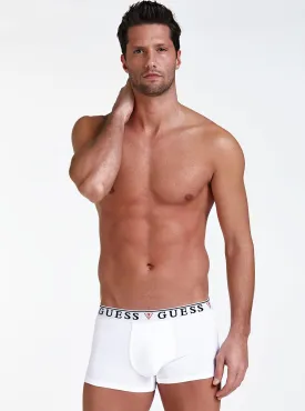 White Brian Boxer 3-Pack Trunks