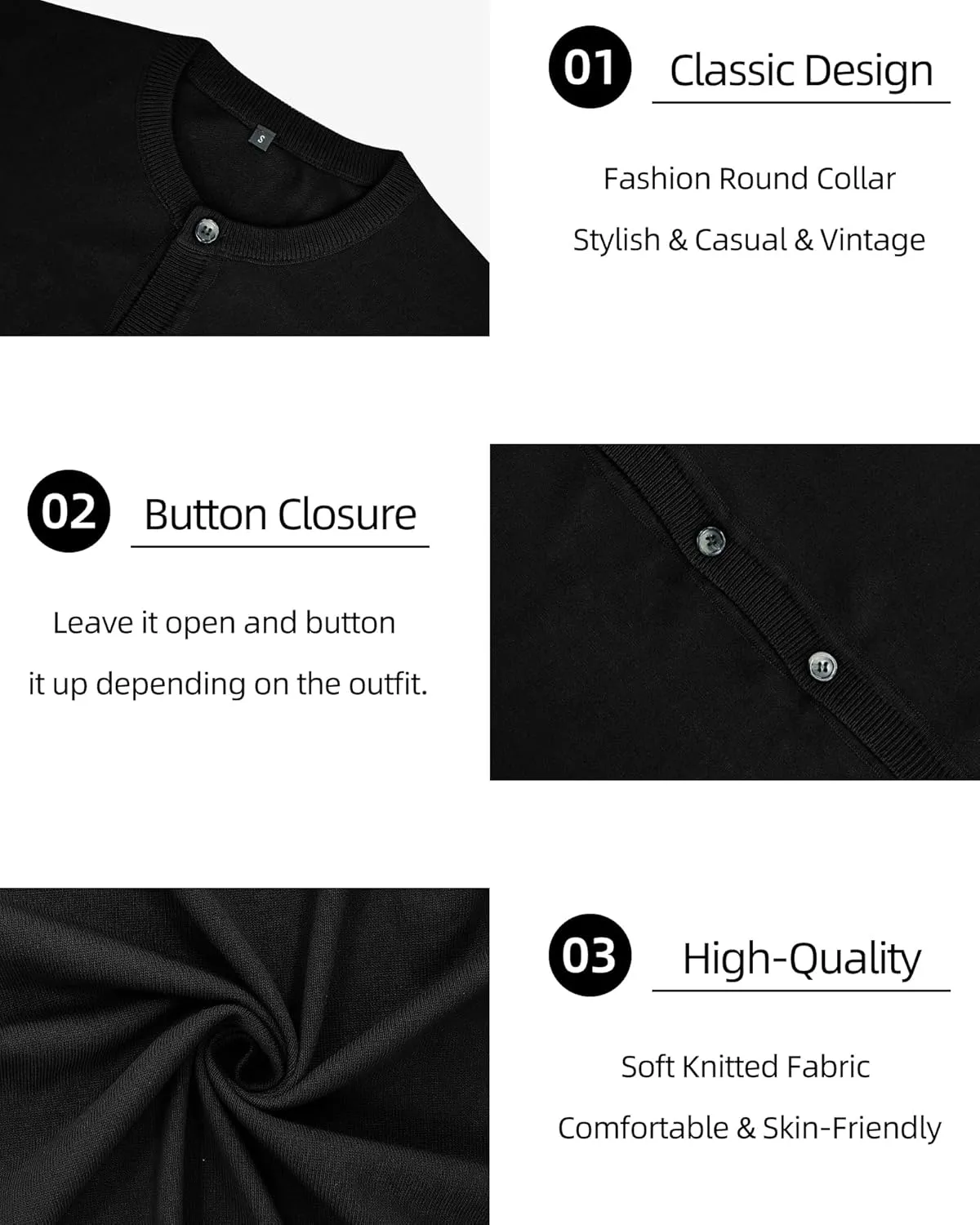 YTD Men's Knit Casual Button Down Shirts Short Sleeve Textured Summer Beach Shirts